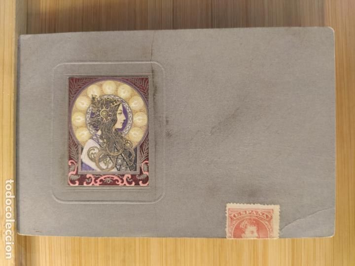 Cartoline: POSTAL ANTIGUA MODERNISTA ILUSTRADA-REVERSO SIN DIVIDIR-VER FOTOS-(104.217)