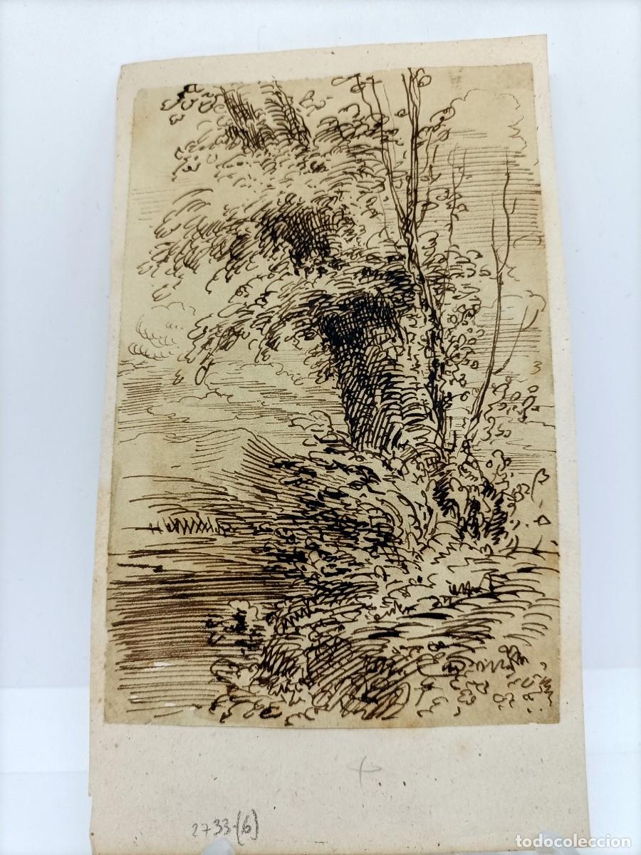 Postcards: Dibujo tinta china del XIX.