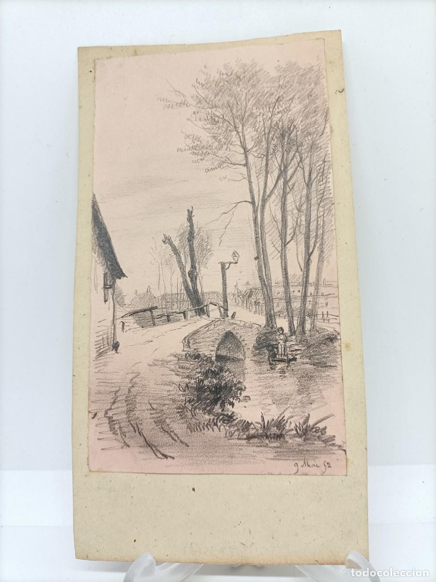 Postcards: Dibujo tinta china del XIX.