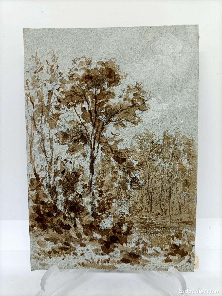 Postcards: Dibujo tinta china del XIX.