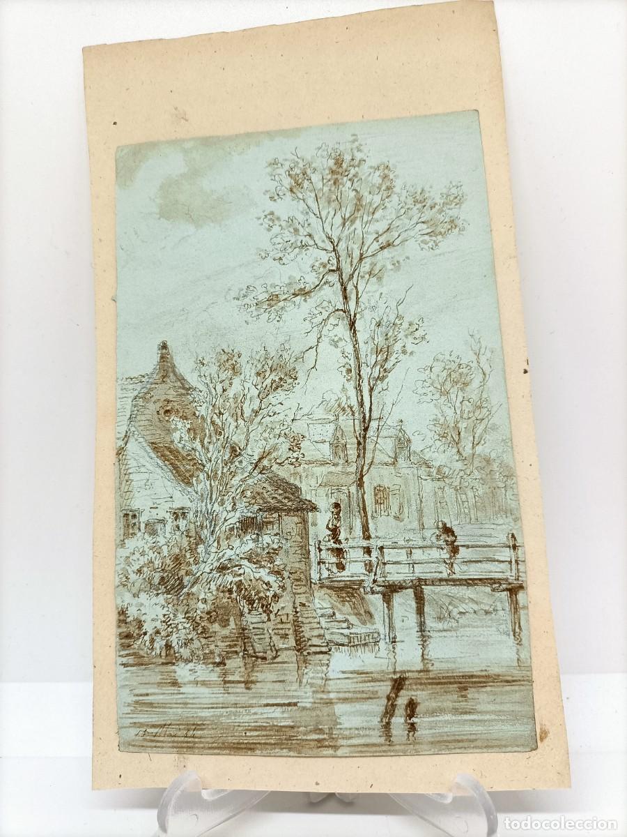 Postcards: Dibujo tinta china del XIX.