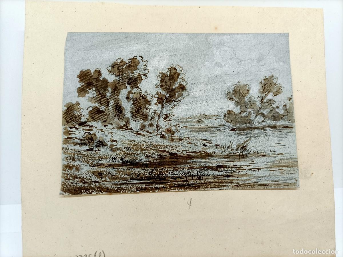 Postcards: Dibujo tinta china del XIX.