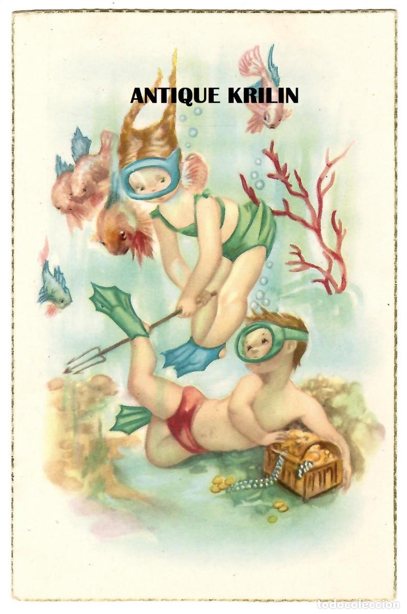 Postales: POSTAL EDICION PAJARITA / SERIE 2319/D / SIN FRANQUEAR PERO ESCRITA