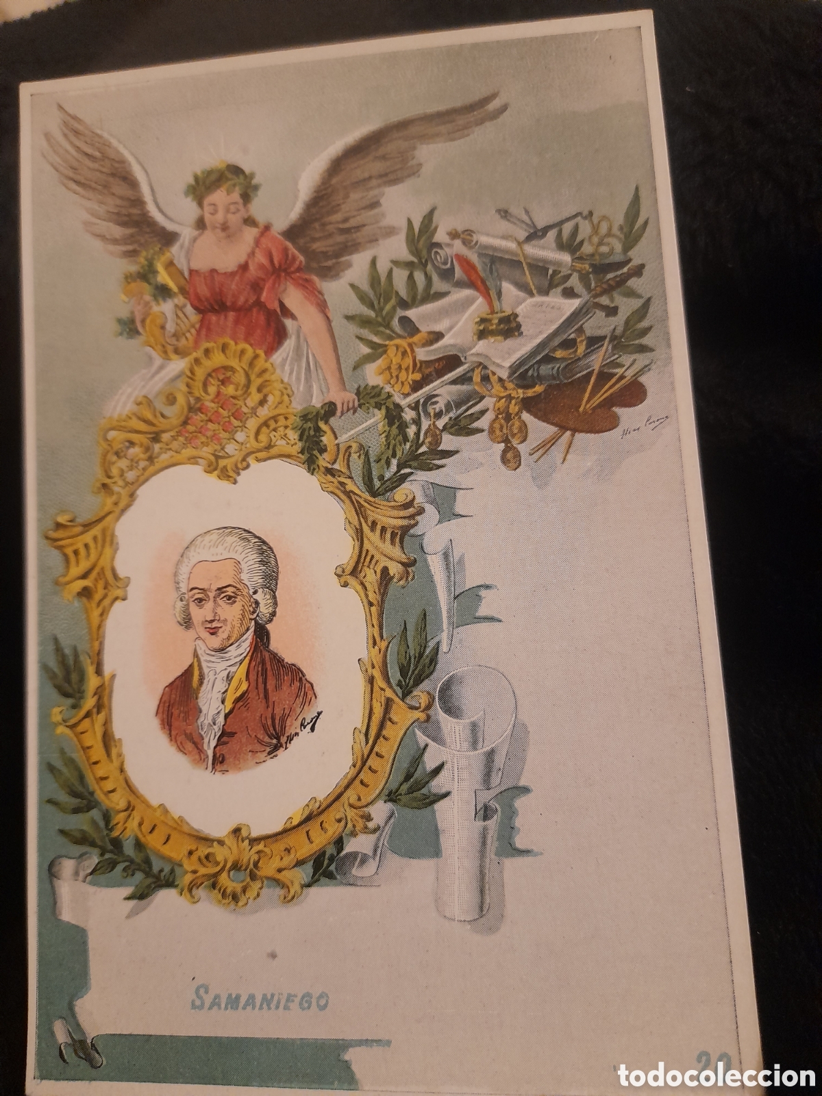 Postais: Samaniego, Antigua Tarjeta postal Art&iacute;stica Espa&ntilde;ola