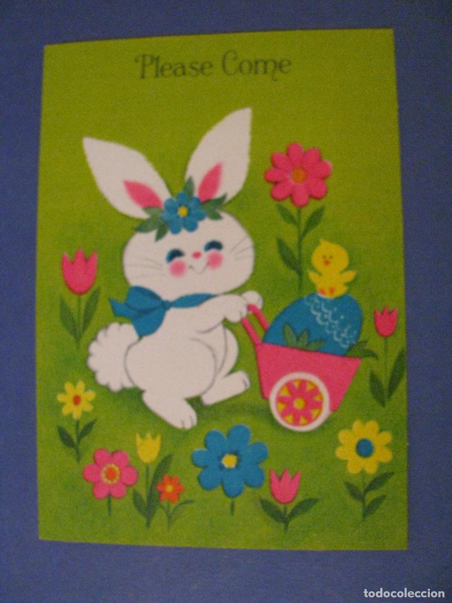 Cartoline: POSTAL DE ED. HALLMARK. U.S.A, EE.UU LEER LA DESCRIPCION, DESPERFECTOS 12X9 ESCRITA A&Ntilde;OS 60.