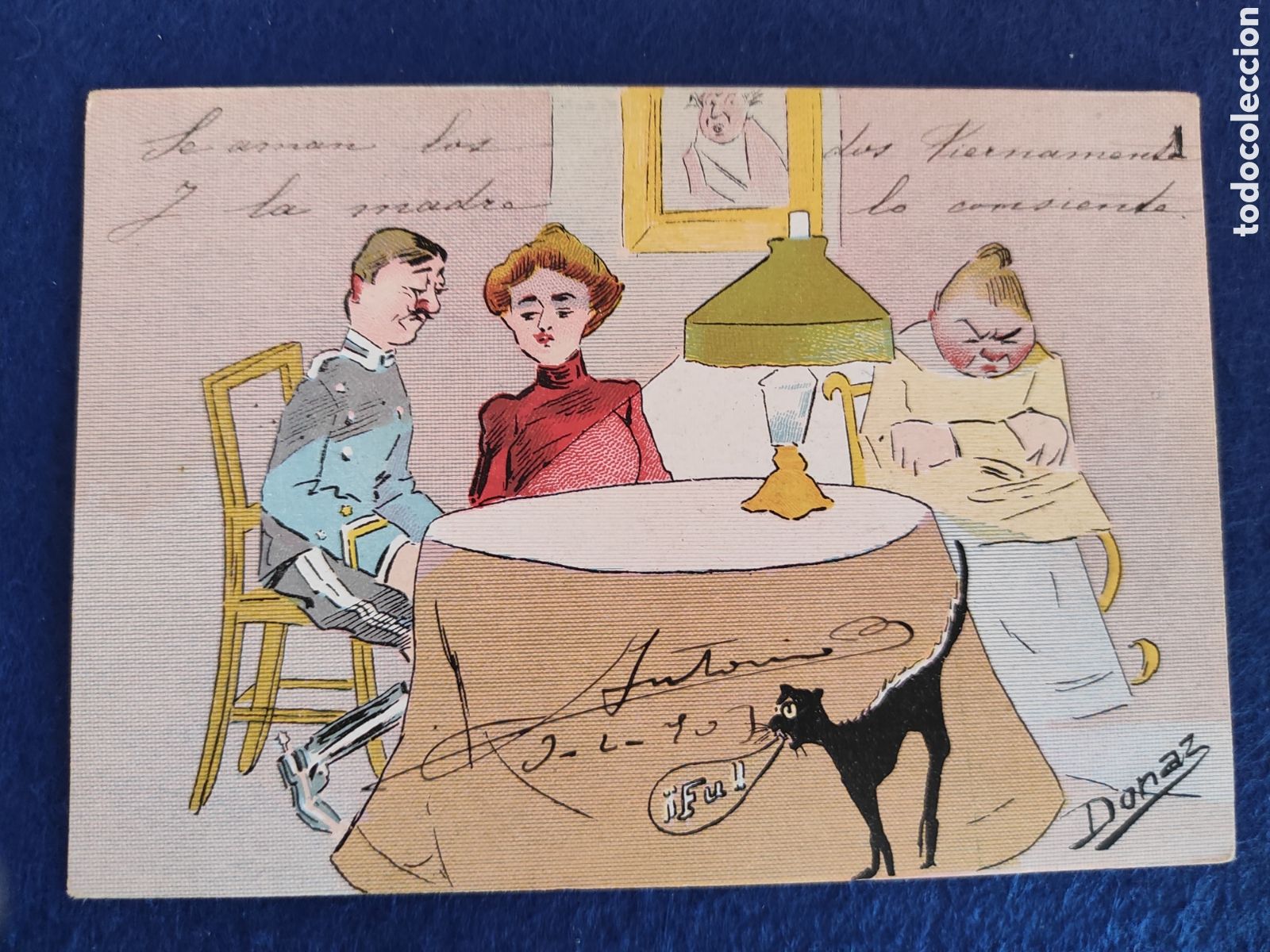 Postales: POSTAL HUMOR&Iacute;STICA. ILUSTRADOR DONAZ.