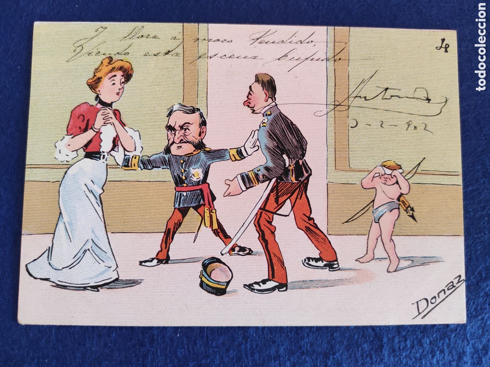 Postales: POSTAL HUMOR&Iacute;STICA. ILUSTRADOR DONAZ.