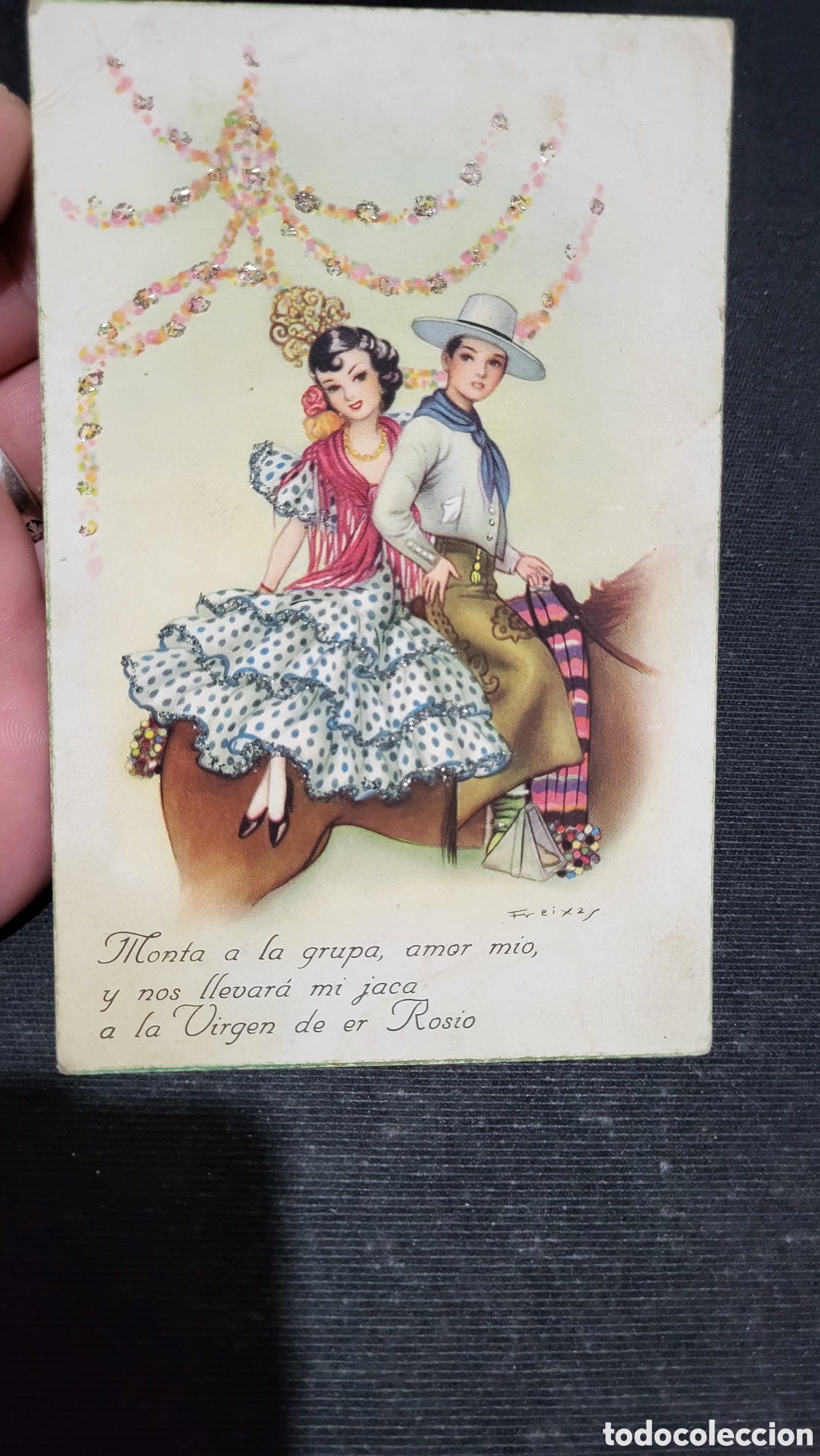 Postais: Tarjeta Postal usada troquelado