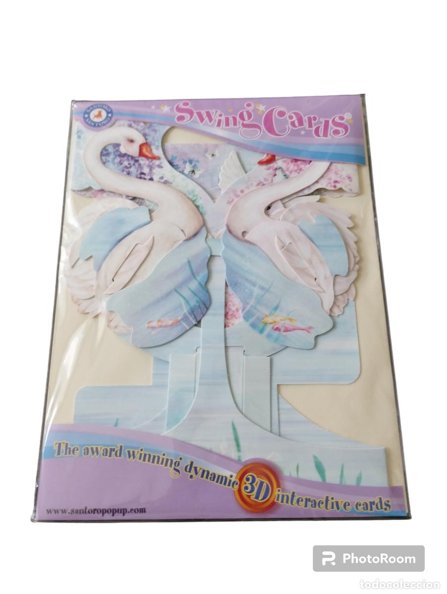 Postcards: 1 Santoro Swing Card, tarjeta de felicitaci&oacute;n 3D Pop Up &ndash;- PRECINTADA