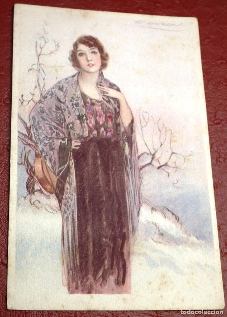 Postcards: POSTAL DEL ILUSTRADOR MAUZ&Aacute;N, N. 438-4. EDICI&Oacute;N DELI ANNA GASPARINI (MILANO)
