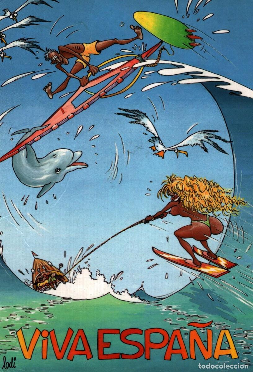 Postales: postal viva Espa&ntilde;a sunnypost sin circular