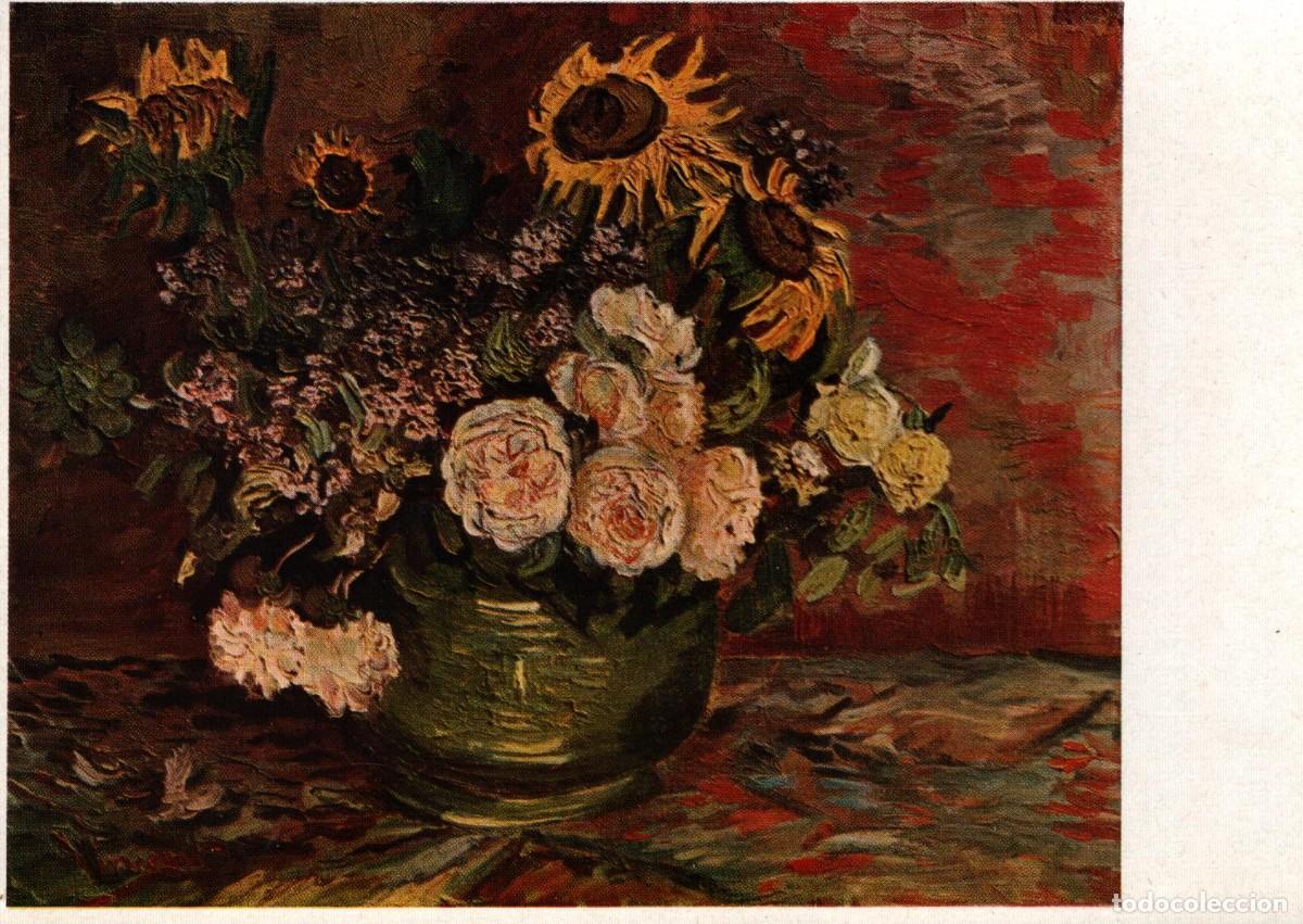 Postales: postal sin circular los girasoles de van gogh