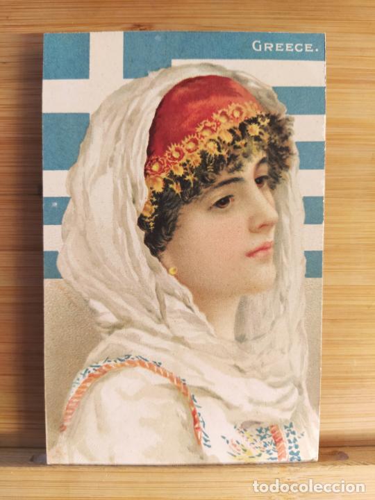 Cartoline: GRECIA-GREECE-ILUSTRADA EDITH SALAMAN-POSTAL ANTIGUA-(104.698)