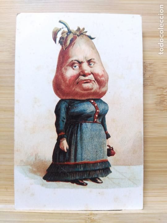 Postcards: LA MUJER PERA-POSTAL ILUSTRADA ANTIGUA-VER FOTOS-(105.171)