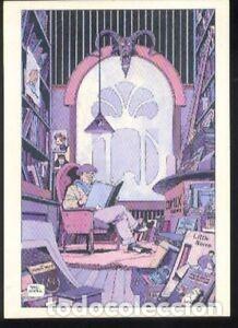 Postales: Marc RENIER Le reflet Tintin Spirou Mirroir 1984 la Marque jaune little nemo postal