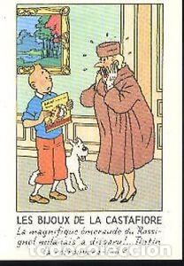 Postales: TINTIN Les Bijoux de la Castafiore Milou Herg&eacute; carte postale cp postcard 51 postal