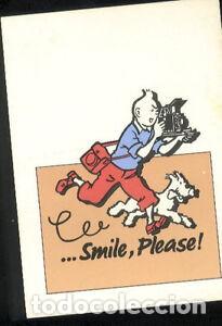 Postales: TINTIN Milou Herg&eacute; photographe carte postale SMILE 3/4 cp postcard postkaart postal