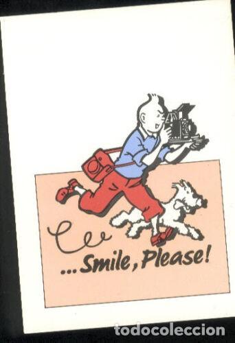 Postales: TINTIN Milou Herg&eacute; photographe carte postale SMILE 4/4 cp postcard postkaart postal