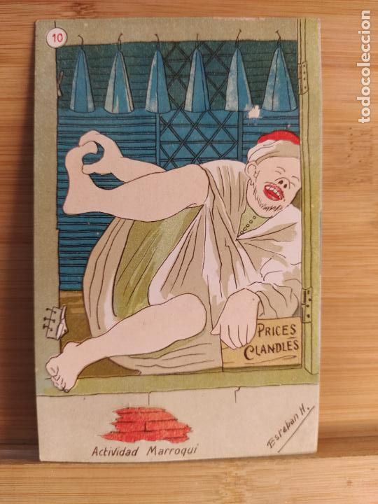 Postales: ACTIVIDAD MARROQUI-LARACHE POSTAL-ESTEBAN H-N&ordm; 10-POSTAL ANTIGUA-(105.352)