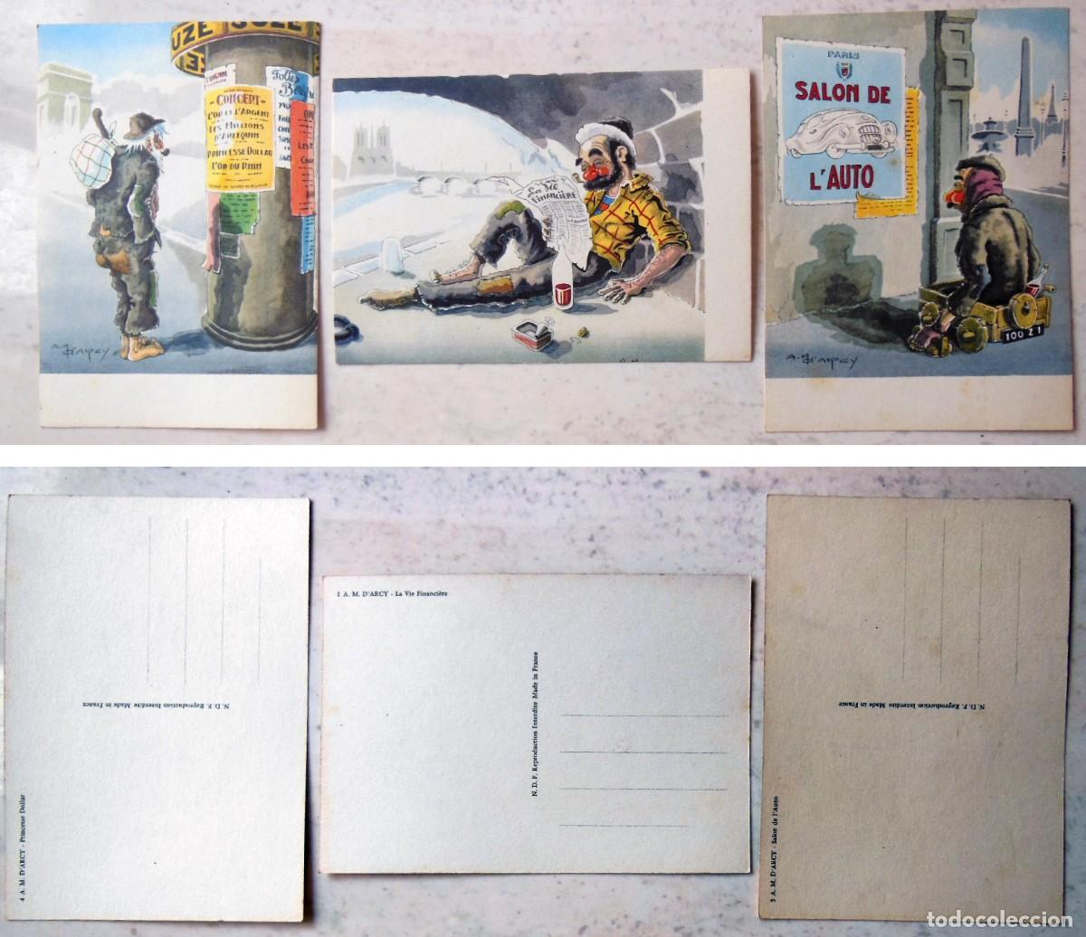 Postcards: A.M.D'ARCY : La vie financi&egrave;re, Princesse Dollar, Salon de l'Auto.