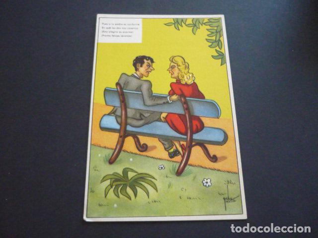 Postales: PAREJA POSTAL COMICA - Foto 1