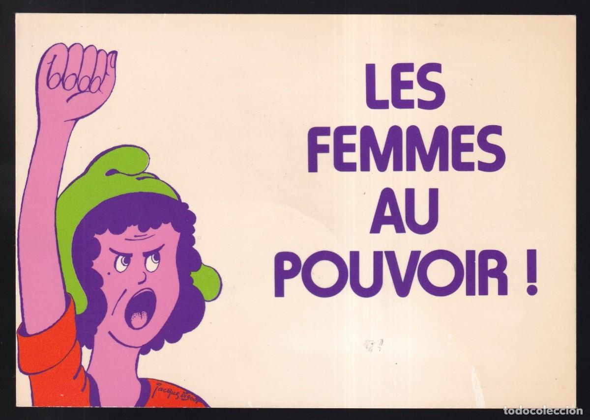 Postcards: *Les Femmes au Pouvoir!* Cartes Publistar, serie Shopping n&ordm; 105. Nueva.