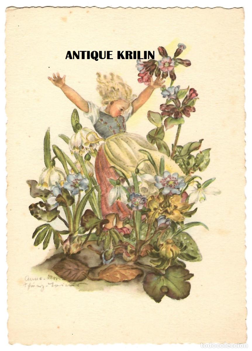 Cartes Postales: POSTAL EDICIONES KUNSTVERLAG MICHEL N&ordm; 1085 / ILUSTRA ANNE SCHWARZ / SIN CIRCULAR