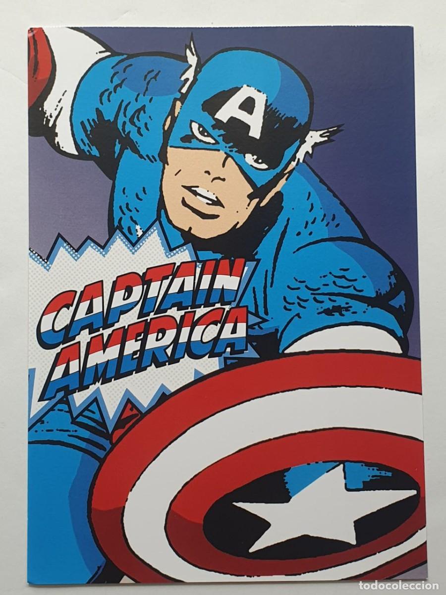 Postcards: Marvel Comic &rdquo;CAPTAIN AMERICA&rdquo; - POSTAL Prepago USPS 2007