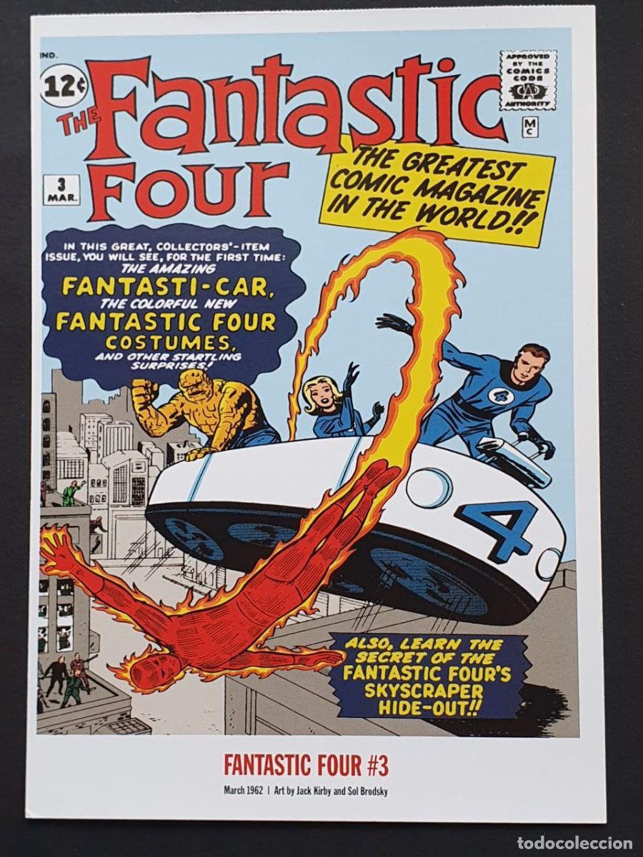 Postcards: Marvel Comic Marzo 1962 &rdquo;THE FANTASTIC FOUR #3&rdquo; - POSTAL Prepago USPS 2007