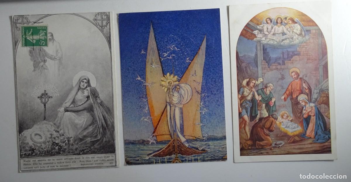 Postcards: LOTE DE 3 ANTIGUAS POSTALES CPA, RELIGIOSAS, ILUSTRACI&Oacute;N , VER FOTOS