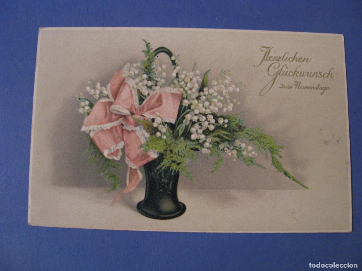Cartoline: POSTAL DE FELICITACI&Oacute;N. CIRCULADA, AUSTRIA 1910-18.