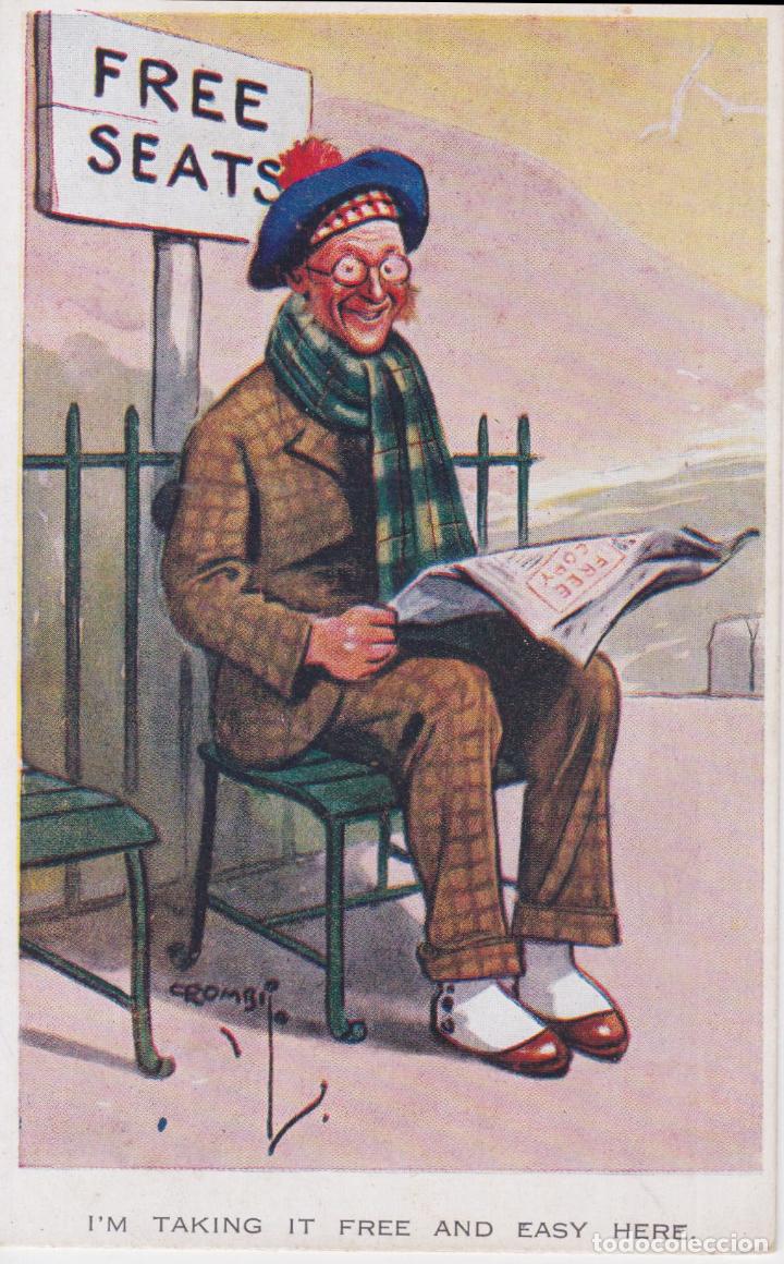 Cartoline: ILUSTRADOR: CROMBI, ASIENTOS LIBRES - CANNY SCOT - VALENTINE'S 1362 - S/C
