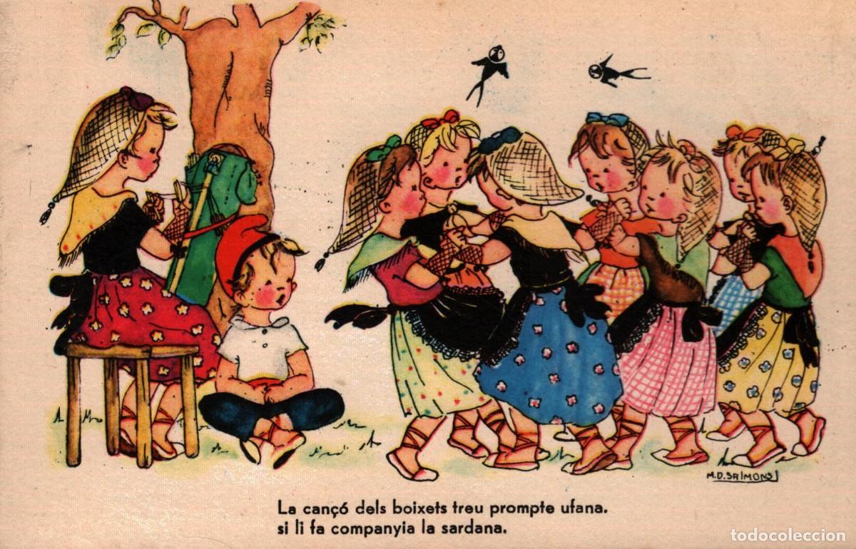 Cartoline: la can&ccedil;o dels boixets treu prompte ufana ed. J.R.R. sin escribir
