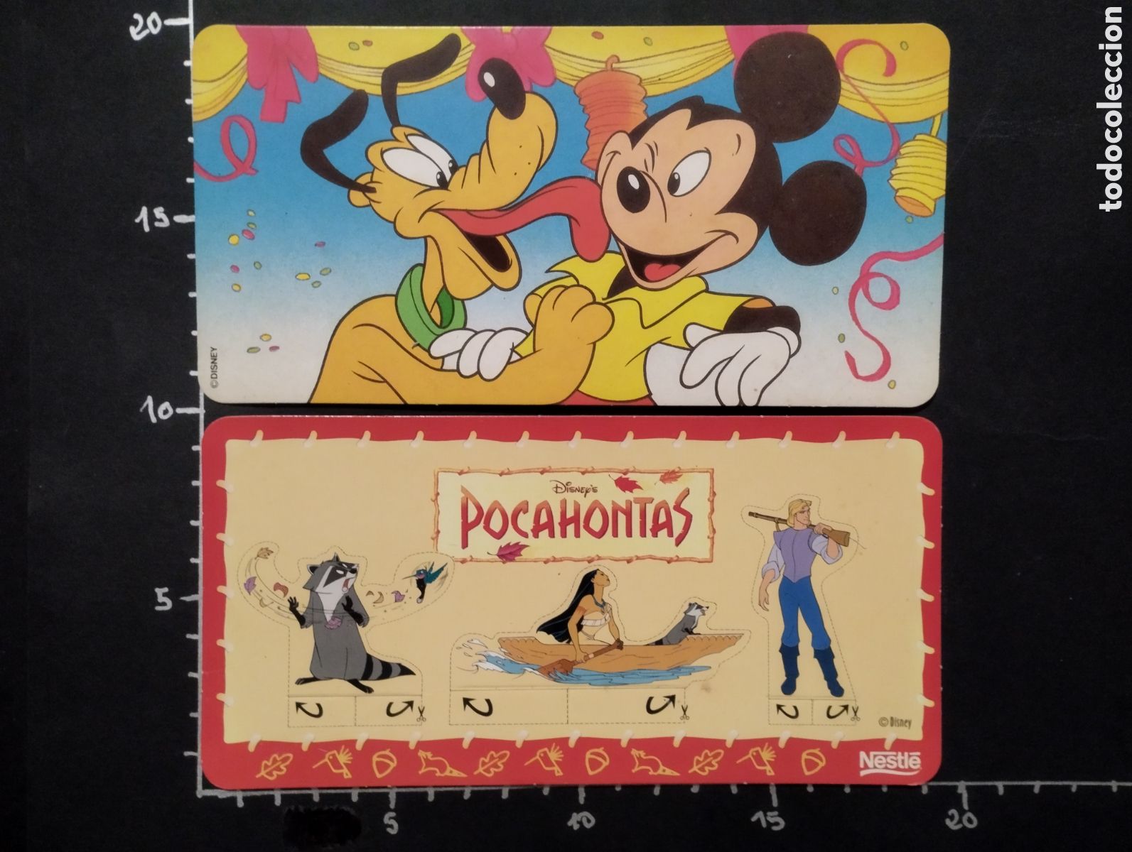 Postais: LOTE DE 2 POSTALES. DIBUJOS - PERSONAJES DE DISNEY