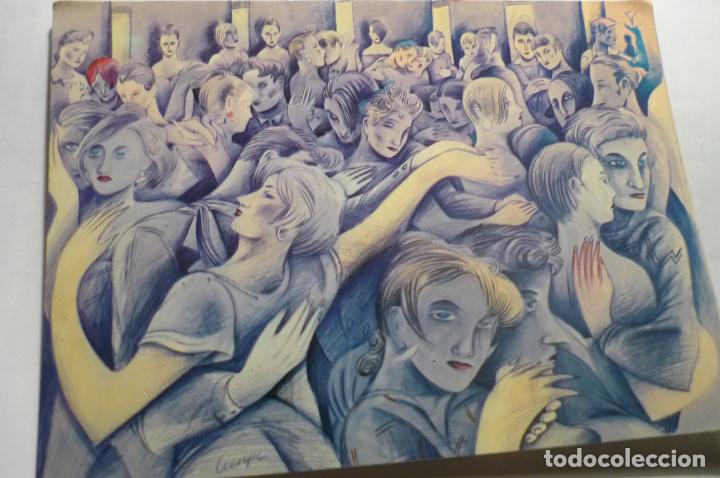 Postais: postal dibujo baile cafe de paris.-circulada