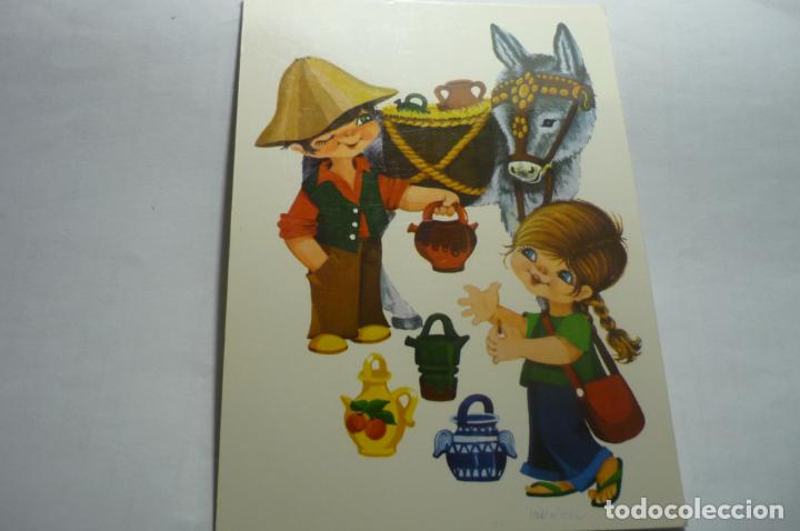 Postais: postal dibujo botijero