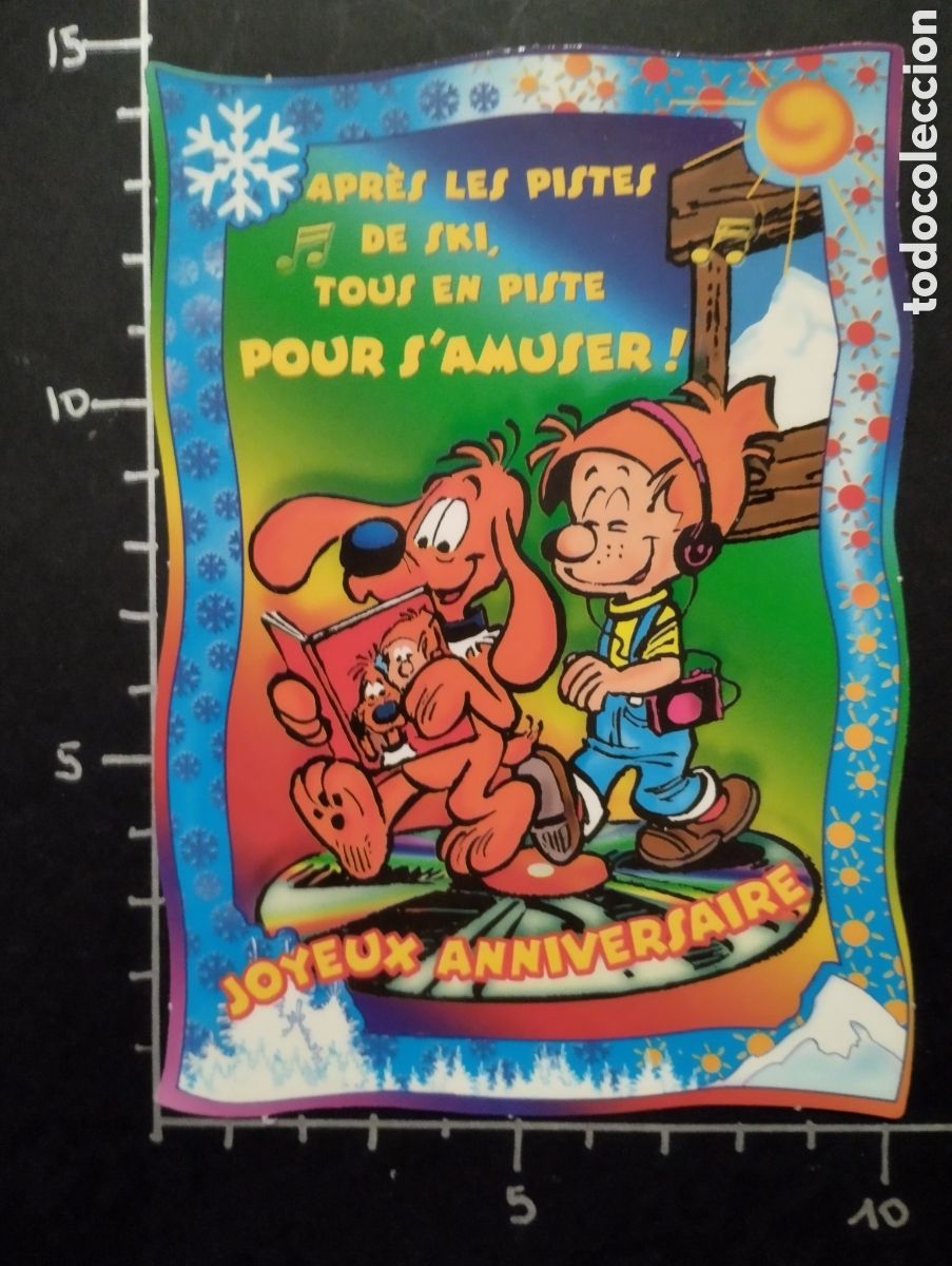 Postais: POSTAL. DIBUJOS - BOULE & BILL. FELIZ CUMPLEA&Ntilde;OS. EN FRANC&Eacute;S