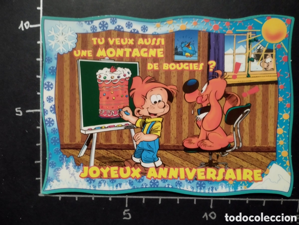Postais: POSTAL. DIBUJOS - BOULE & BILL. FELIZ CUMPLEA&Ntilde;OS. EN FRANC&Eacute;S