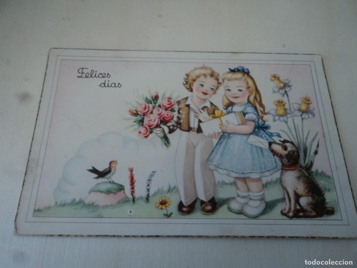 Postais: antigua postal cima 505, felices dias, circulada