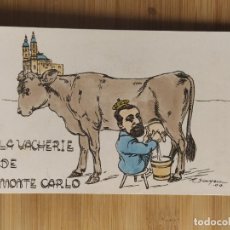 Postales: LA VACHERIE DE MONTECARLO-SCHMOLL-POSTAL ANTIGUA-(105.891)