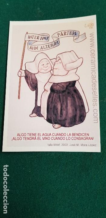 Postais: NINOT DE FALLA-ARTISTA -JOSE MARIA MORA LOPEZ