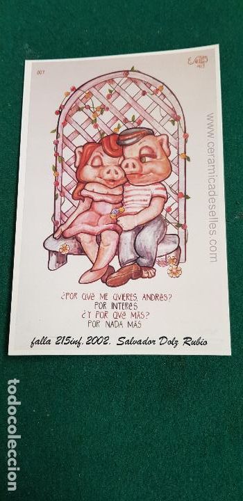 Postais: NINOT DE FALLA-ARTISTA -SALVADOR DOLZ RUBIO