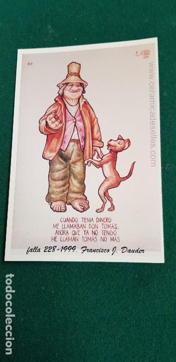 Postais: NINOT DE FALLA-ARTISTA -FRANCISCO J.DAUDER