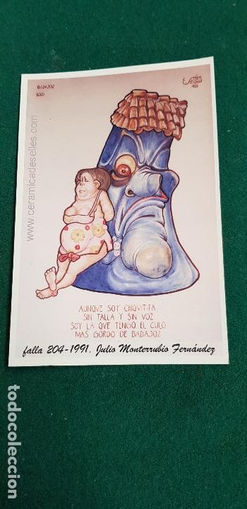 Postais: NINOT DE FALLA-ARTISTA -JULIO MONTERRUBIO FERNANDEZ