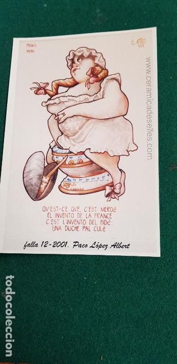 Cartes Postales: NINOT DE FALLA-ARTISTA -PACO LOPEZ ALBERT