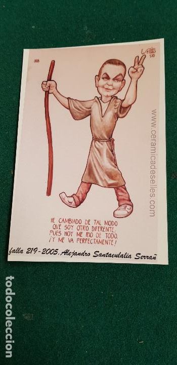 Cartes Postales: NINOT DE FALLA-ARTISTA -ALEJANDRO SATAEULALIA SERRA&Ntilde;