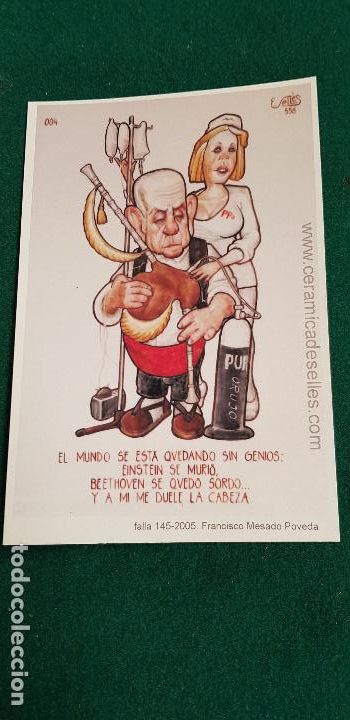 Cartes Postales: NINOT DE FALLA-ARTISTA -FRANCISCO MESADO POVEDA