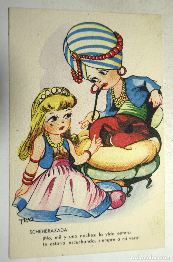 Postais: POSTAL DIBUJOS Y CARICATURAS EDICIONES TRIO, SERIE 70 ESCRITA