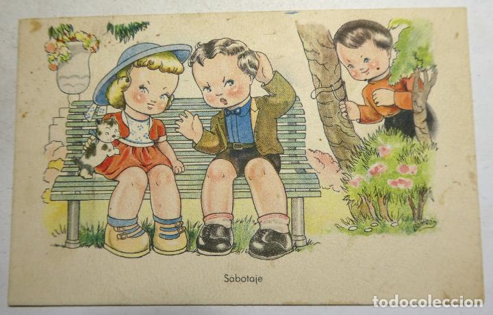 Postais: POSTAL EDICIONES ARTIGAS ILUSTRA BOMBON EXITOS DE LA PANTALLA SERIE 98 ESCRITA