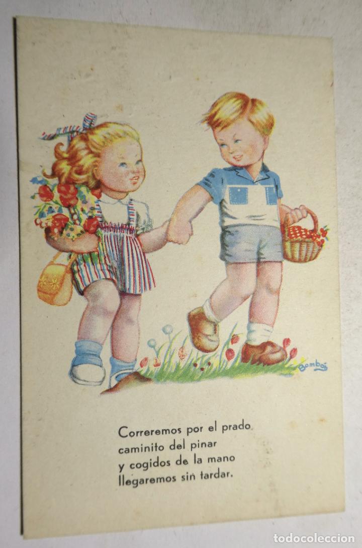 Postais: POSTAL ILUSTRADOR BOMB&Oacute;N.EDICIONES ESTAMPERIA RAM. SERIE 50 ESCRITA